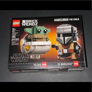 LEGO 75317 Brickheadz The Mandalorian & The Child